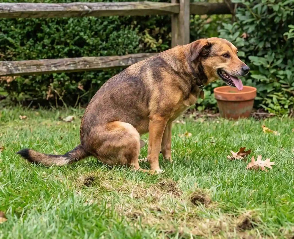 dog scooting butt