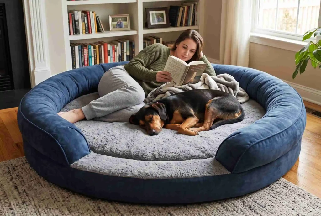 human dog bed