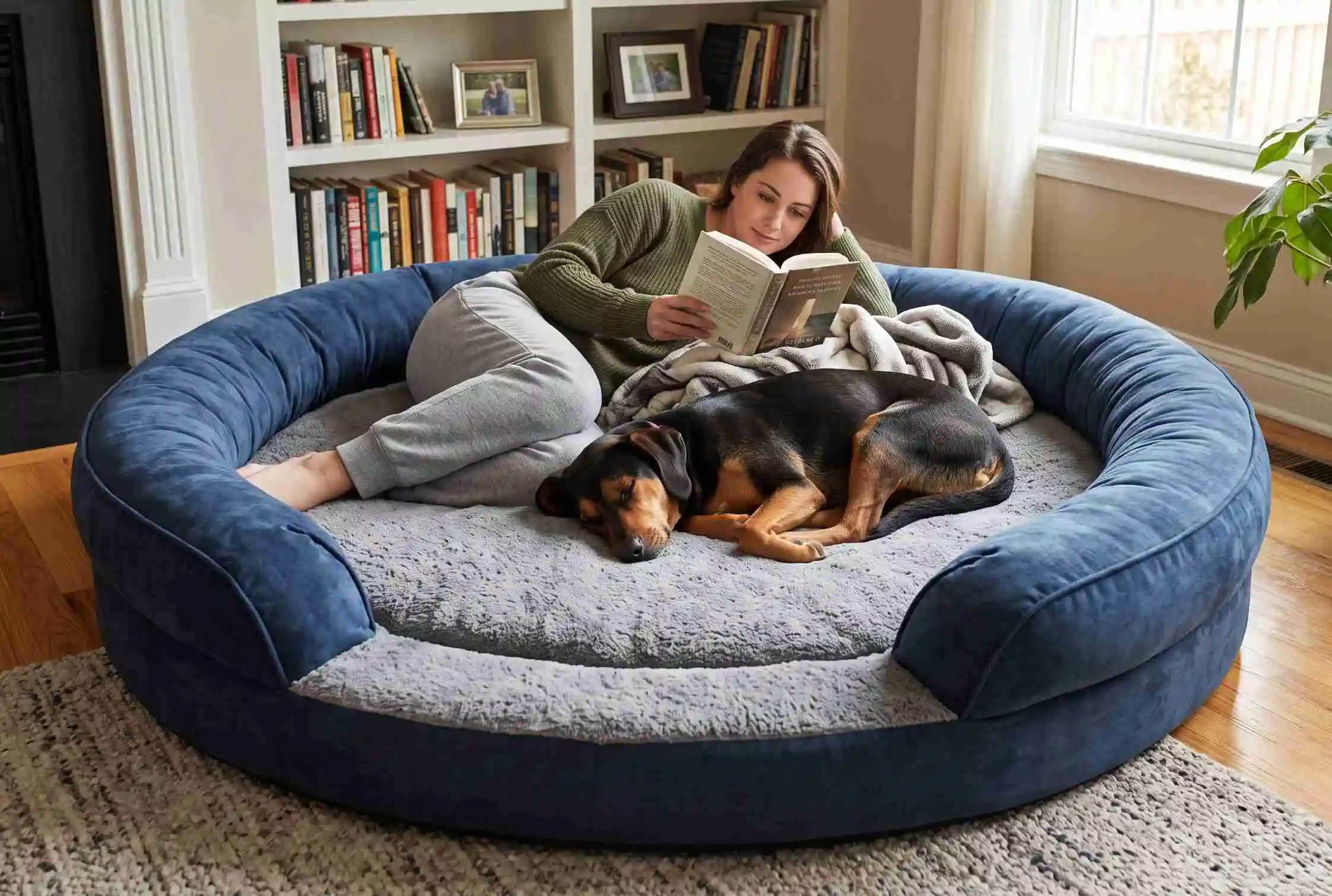 human dog bed